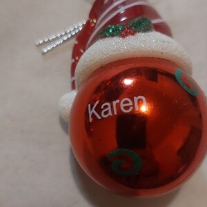 Karen christmas ornament